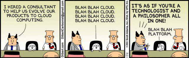 Dilbert on Cloud Computing