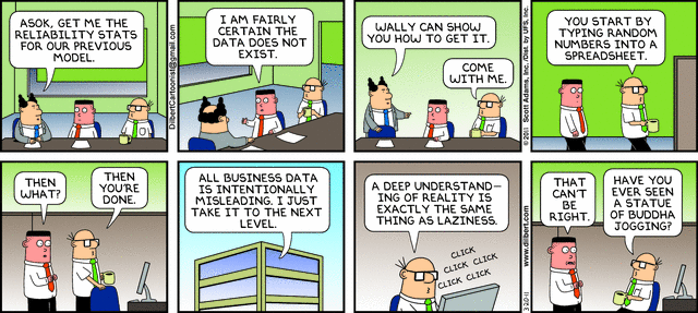 Dilbert on Statistics