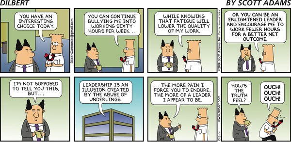 Dilbert on Leadership