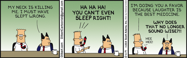 Dilbert on Laughter