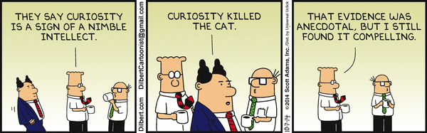 Dilbert on Curiosity
